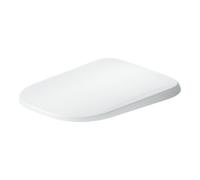 Duravit Duravit Abattant WC carré avec frein de chute, 44,8 cm, Uni, blanc Quantité:1