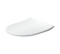 Duravit Duravit Abattant WC en D avec frein, 45,1 cm, Uni, Blanc Quantité:1