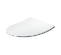 Duravit Duravit Abattant WC en D avec frein de chute, 42,1 cm, uni, blanc Quantité:1