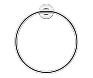 Duravit Duravit Anneau porte-serviettes Starck T 21x7,3 cm, acier inoxydable brossé Quantité:1