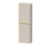 Duravit Duravit Armoire demi-hauteur D-Neo 40x24 cm, 1 porte, 4 étagères, à gauche, gris poli/Taupe Quantité:1