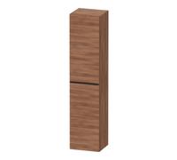 Duravit Duravit Armoire haute D-Neo 40x36 cm, 1 porte, 5 étagères, à gauche, noir/noisette naturel Quantité:1