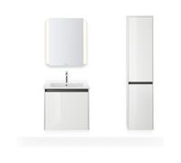 Duravit Duravit Armoire haute Ketho.2 40x36x176 cm, 2 portes, raccord à droite, blanc brillant Quantité:1