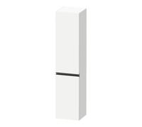 Duravit Duravit Armoire haute murale Sivida 40x177x37,4 cm, 3 étagères, noir, droite, mat blanc Quantité:1