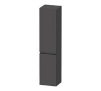 Duravit Duravit Armoire haute murale Sivida 40x177x37,4 cm, 3 étagères, noir mat, gauche, graph ma Quantité:1