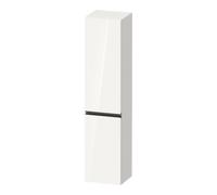 Duravit Duravit Armoire haute murale Sivida 40x177x37,4cm, 3 étagères, noir, gauche, blanc brillant Quantité:1