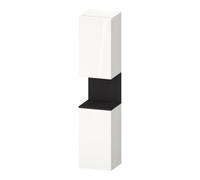 Duravit Qatego Armoire haute, porte à gauche, 400x360x1760mm, niche graphite supermatt, QA1346L80220000, Couleur: Blanc brillant