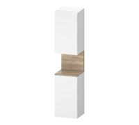 Duravit Qatego Armoire haute, porte à droite, 400x360x1760mm, niche Chêne Mamorisé, QA1346R55180010, Couleur: Blanc mat/avec Ã©clairage de niche