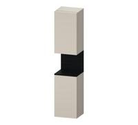 Duravit Qatego Armoire haute, porte à droite, 400x360x1760mm, niche chêne noir, QA1346R16910010, Couleur: Taupe mat/avec Ã©clairage de niche