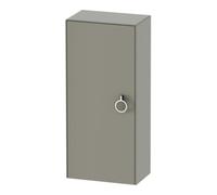 Duravit semi-haute tulipe blanche WT1323L9292 40 x 24 cm, 2000 pierre, satiné soie, porte match1 à gauche avec poignée, 2 étagères en verre