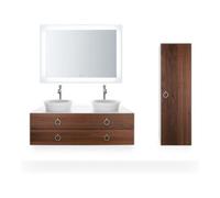 Duravit Duravit Armoire mi-haute White Tulip 40x36x132 cm, 1 porte avec poignée, à droite, blanc mat Quantité:1