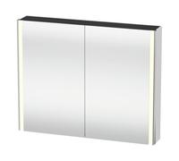 Duravit Duravit Armoire miroir Universal XSquare 100x80x15,5 cm, blanc brillant, 2 portes, LED Quantité:1