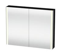 Duravit Duravit Armoire miroir Universal XSquare 100x80x15,5 cm, chêne noir, 2 portes, LED Quantité:1