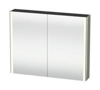 Duravit Duravit Armoire miroir Universal XSquare 100x80x15,5 cm, st-g s-mat, 2 portes, LED Quantité:1