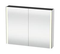 Duravit Duravit Armoire miroir Universal XSquare 100x80x15,5 cm, taupe supermat, 2 portes, LED Quantité:1