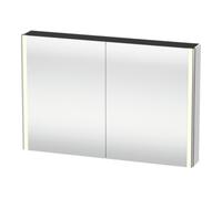 Duravit Duravit Armoire miroir Universal XSquare 120x80x15,5 cm, blanc mat soyeux, 2 portes, LED Quantité:1