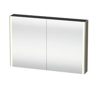 Duravit Duravit Armoire miroir Universal XSquare 120x80x15,5 cm, gris mat, 2 portes, LED Quantité:1