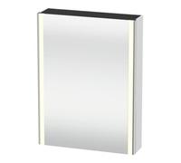 Duravit Duravit Armoire miroir Universal XSquare 60x15,5x80 cm, 1 porte, LED, gauche, blanc mat Quantité:1