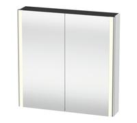 Duravit Duravit Armoire miroir Universal XSquare 80x80x15,5 cm, blanc mat, 2 portes, LED Quantité:1
