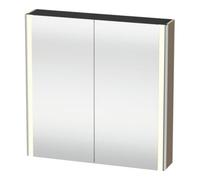 Duravit Duravit Armoire miroir Universal XSquare 80x80x15,5 cm, lin, 2 portes, LED Quantité:1