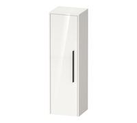 Duravit Duravit Armoire semi-haute D-Code 40x132x36 cm, 2 étagères, noir mat, gauche, blanc brillant Quantité:1