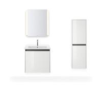 Duravit Duravit Armoire semi-haute Ketho.2 40x24x132cm, 2 portes, raccord gauche, blanc brillant Quantité:1