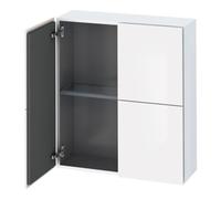 Duravit Duravit Armoire semi-haute L-Cube 70x24,3x80 cm, 2 portes, blanc super mat Quantité:1