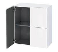 Duravit Duravit Armoire semi-haute L-Cube 70x36,3x80 cm, 2 portes, chêne marbré Quantité:1