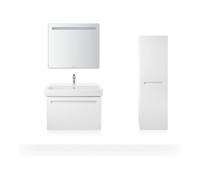 Duravit Duravit Armoire semi-haute No. 1 40x36x132 cm, 4 étagères, porte gauche, blanc mat Quantité:1