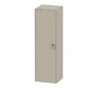 Duravit Meuble demi-hauteur Tulipe WT1333L6060 40x36 cm Taupe Seidenmatt gauche 3 étagères en verre