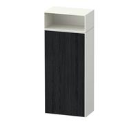 Duravit Duravit Armoire semi-haute Zencha 40x24x96,1 cm, 1 porte, à droite, blanc mat/noir mat Quantité:1