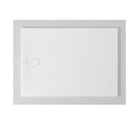 Duravit Receveur de douche rectangulaire Tempano 720203000000001 140 x 100 x 4,5 cm, au ras du sol, antidérapant, blanc