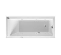 Duravit Duravit Baignoire à remous Starck 160x70 cm, Jet-Sys, version EB, 1 RS, blanc Quantité:1