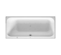 Duravit Duravit Baignoire balnéo Happy D.2 160x70 cm, Air-Sys, EB-Vers, 1 RS gauche, blanc Quantité:1