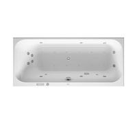 Duravit Duravit Baignoire balnéo Happy D.2 160x70 cm, Combi E, EB-Vers, 1 RS gauche, blanche Quantité:1