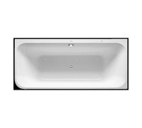 Duravit Baignoire balnÃ©o Happy D.2 1800x800mm, angle droit, 2 pentes arriÃšre, habillage acrylique moulÃ©, cadre, ensemble de vidange et de trop-plein, systÃšme de ventilation - 760317000AS0000