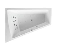 Duravit Duravit Baignoire balnéo Paiova 180x140 cm, Combi P, EB-Vers, 1 RS L, blanc Quantité:1