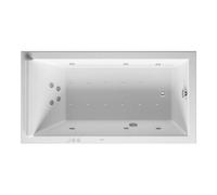 Duravit Duravit Baignoire balnéo Starck 170x90 cm, Combi P, version EB, 1 RS, blanc Quantité:1