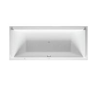 Duravit Duravit Baignoire balnéo Starck 180x80 cm, Air-Sys, version EB, 2 RS, blanche Quantité:1