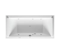 Duravit Duravit Baignoire balnéo Starck 180x80 cm, Jet-Sys, version EB, 2 RS, blanche Quantité:1