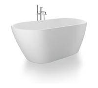 Duravit Duravit Baignoire D-Neo 160x75x45 cm, indépendante, sans trop-plein, 2 poignées, mat blanc Quantité:1