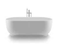 Duravit Duravit Baignoire ovale Luv 180x85x46 cm, libre, 2 rebords, blanc mat Quantité:1