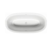 Duravit Duravit Baignoire ovale White Tulip 160x80x48 cm, îlot, 2 trop-pleins, blanc Quantité:1