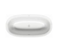 Duravit Duravit Baignoire ovale White Tulip 180x90x48 cm, îlot, 2 RS, blanc Quantité:1