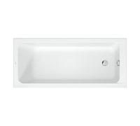 Duravit Duravit Baignoire rectangulaire D-Code 160x70x45 cm, vidage au pied, 1 trop-plein, blanc Quantité:1