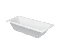 Duravit Duravit Baignoire rectangulaire D-Code 180x80x42 cm, vidage central, 2 trop-pleins, blanc Quantité:1