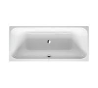 Duravit baignoire Happy D.2 180x80 cm encastrée double dos inclinés blanc match2