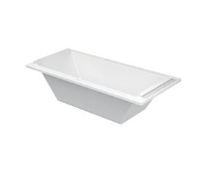 Duravit Duravit Baignoire rectangulaire Starck 180x80x46 cm, EB-Vers., 2 RS, avec MA, blanc Quantité:1