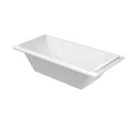 Duravit Duravit Baignoire rectangulaire Starck 190x90x46 cm, version EB, 2 poignées, avec MA, blanc Quantité:1
