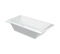 Duravit Duravit Baignoire rectangulaire Starck 200x100x46cm, EB-Vers., 2 RS, m MA, blanche Quantité:1